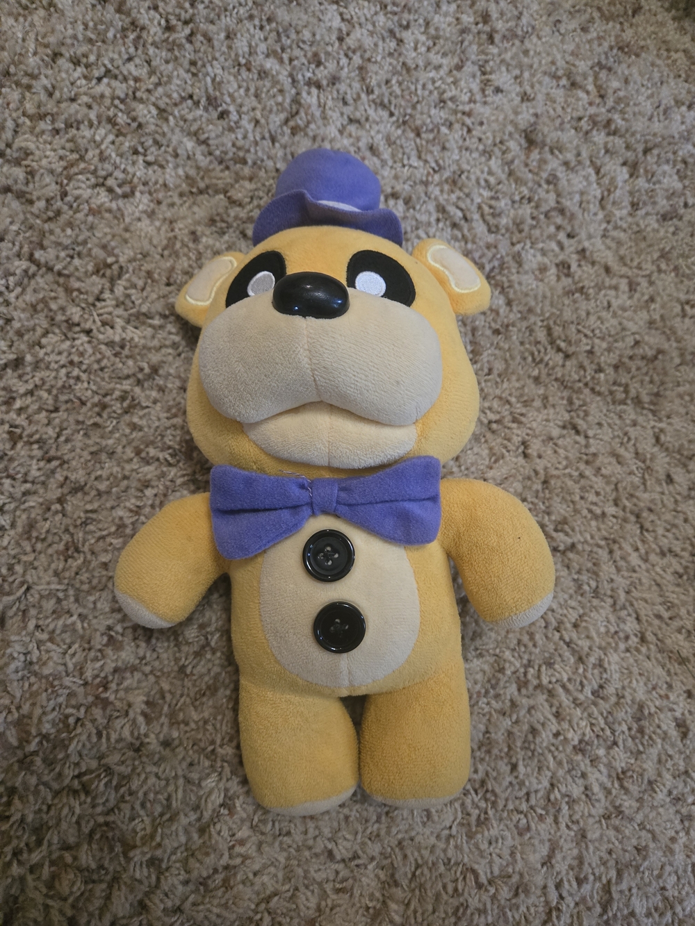 Five Nights At Freddy's FNAF Shadow Golden Freddy 12" Plush Doll (unofficial)